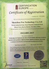 Certificate of Registration certificate from Shenzhen FWS Technology Co., Ltd.