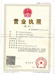 Business license certificate from Jiangxi Double Win Trading Co., Ltd.