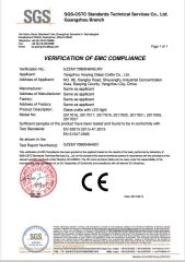 CE EMC certificate from Yangzhou Huiying Glass Crafts Co., Ltd.
