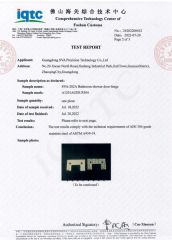 SVA-202A Material Element Report certificate from Guangdong SVA Precision Technology Co., Ltd.