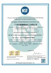 ISO certificate from Guangzhou Shiruoni Cosmetics Co., Ltd.