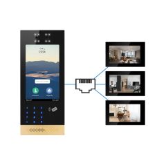 Monitor Doorbell 10-Inch Building Intercom Remote Intercom Unlock Door Phone - Image 5