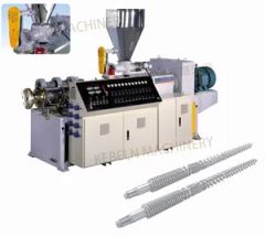 65/132mm Plastic Conical Twin Screw Extruder - Image 1