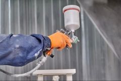 Spray Painting Service Drying Time Fast-drying Application Speed Quick Finish Texture Smooth And Uniform Application Efficiency Efficient Coating - Image 1