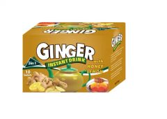 Instant Lemon Ginger Tea with Private Label Style Crystal Trademark OEM OEM Available MOQ 5000 Boxes Model NO. SCIG02 Color Light - Image 1