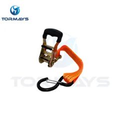 1 5inch Ratchet Strap Wide Padded Handle with S Hook for Cargo Lashing - Tormays Technology (Hebei) Co., Ltd.