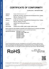 RoHS certificate from Hangzhou SHUIBO Industrial Co., Ltd.