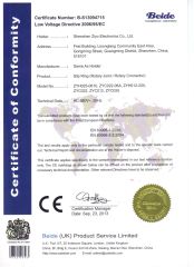 CE cetificate certificate from Shenzhen Barlin Times Technology Co., Ltd.