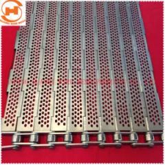 Metal Conveyor Chain Plate Slat Steel Hinged Belt - Image 1