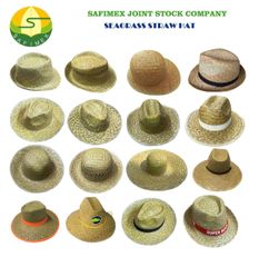 Manufacturer of Straw Hat for Advertising Gift with Customized 4 Colors Logo Ribbon Band by Screen Printed Sombrero de Paja - Image 3