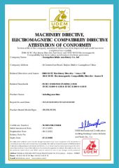 packing machine CE certificate of Zhongshan Huixin Machinery Co., Ltd – certificate photo, supplier certificates section