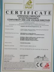 CE certification of Industrial dehumidifier certificate from Hangzhou Shier Electrical Equipment Co., Ltd.