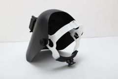 Full Face Protection Flip up Black PP Welding Mask Helmet Weight 241g Thickness 2mm Trademark OEM Origin Zhejiang Helmet Material - Image 6