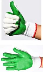 Labor Insurance Gloves Wear Resistant Thickened Rubber Leather Embossed Oil Resistant Construction Site Work Non Slip - Qingdao Sentany International Trading Co., Ltd.