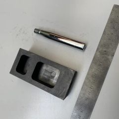 Custom Graphite Mold for Gold Silver Ingot Casting - Image 3