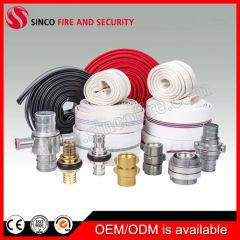 Red Color Fire Hose with BS Fire Hose Couplings Origin Fujian Color Customized Jacket Polyester Model NO. 1\"-16\" Lining With - Image 6