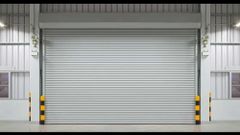 GI Color Coated Rolling Shutter Material GI Height 16 Feet Shutter Type Galvalume Control Components Remote Surface Treatment - Image 1