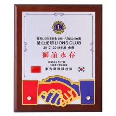 Three-Dimensional Handshake Design with or Without Acrylic Double Plaque - Image 1