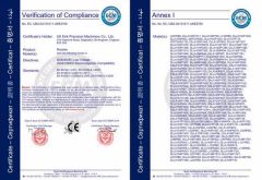 UK ERIKC CE Certificate certificate from Zhengzhou Liseron Oil Pump & Nozzle Co., Ltd.