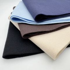 Custom Jacket Ribbing Flat Knit Rib Cuff Fabric - Image 1