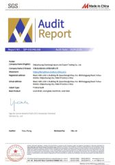 SGS1 certificate from SHIJIAZHUANG QIAZHENG INTERNATIONAL TRADE CO., LTD