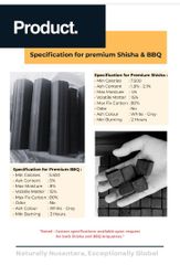Coconut Shell Carcoal Briquette – product photo 1, product detail gallery