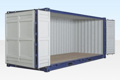 20ft Open Side Shipping Container Full Side Access Steel Cargo Storage Container - Image 1