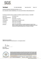 SGS certificate from Dongguan Gooduse Hardware Parts Co., Ltd.