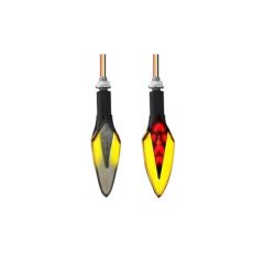 Universal PVC Motorcycle Turn Signals LED Light Flowing Water Flashing Indicator Blinker 12V Daytime Running Lamp - Image 6