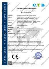 CE certificate from Shenzhen Goldgood Instrument Limited