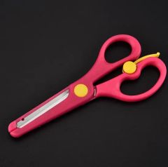 Children Safety Scissors Preschool Training Scissors Trademark AVA Occasion Home Condition New Material Metal Style - Image 5