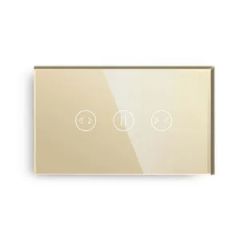 Smart WiFi Touch Curtain Switch with Crystal Glass Panel - Image 3