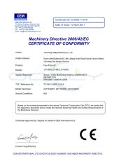 Four Post Car Lift certificate of Yancheng Oddly Machinery Co., Ltd. – certificate photo, supplier certificates section
