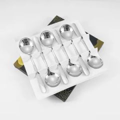 Star Diamond Round Spoon Made of 304 Stainless Steel Sample Free MOQ 100 Set Origin China Color Multicolor Trademark chuanxin - Image 5
