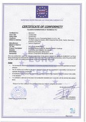 CE CERTIFICATE for BONDING UNIT certificate from Dongsun Powder Processing Equipment Co., Ltd.