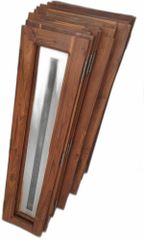 Sagwan Wood Brown Window Frame, Wooden, Rectangle Color Brown Design Standard Shape Rectangle Frame Material Wooden Surface Finish - Image 2