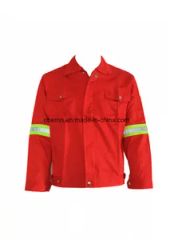 100 Pre Shrunk Cotton Twill Worker Jacket with Reflective Tape Double Stitching - Wuhan Oberon Import & Export Co., Ltd.