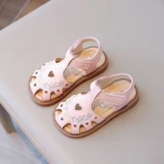 Girls' Sandals Season Summer Gender Unisex Trademark OEM Mini Order Yes Material PU+TPR Origin Shanghai, China Supply Type in-Stock - Image 3