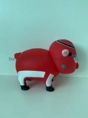 OEM Plastic Toys PVC Vinyl Red Money Coin Bank - Image 5