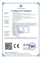 CE certificate from Xiamen Yongfengsheng Generator Group Co., Ltd.