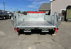 Dump trailers / 2024 N&N Trailers 7×14 14K Galvanized Hydraulic Dump w/Ramps, 2-Way Spreader Gate, Tarp Kit - Image 5