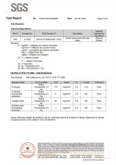 raw material FDA reprot certificate of NanChang Sunflower Silicone Rubber Co. Ltd – certificate photo, supplier certificates section