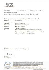 Test Report of bronze PLA 3d filament certificate from Guangzhou Yousu3D Technology Co., Ltd.