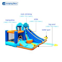 Top-Rated Fun Inflatable Water Slide with Big Pool & Water Guns - Image 1