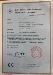 585CE certificate from NINGBO RIYI TECHNOLOGY CO., LTD.