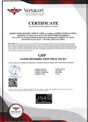 GDP certificate of Arthamedia Global Semesta – certificate photo, supplier certificates section