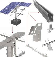 Adjustable Bracket Solar Mounting System Ground Solar Panel Installation Bracket - Image 3