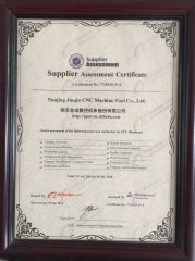 TUV certification certificate of Nanjing Jinqiu CNC Machine Tool Co., Ltd. – certificate photo, supplier certificates section