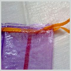 Purple Transparent PP Woven Bags - Image 2