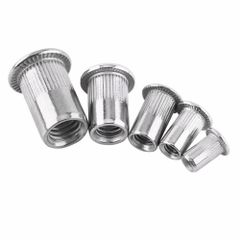 Mild Steel Rivet Insert Nut Shape Round Threaded Yes Hardness 30-40 HRC Material Mild Steel Technique Hot Rolled Feature Corrosion - Image 4